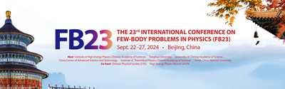 The 23rd International Conference on Few-Body Problems in Physics (FB23)